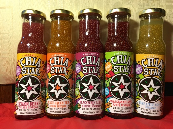 Review – Chia Star – Organic, Non-GMO Chia Seed Beverages in Fruit Flavors