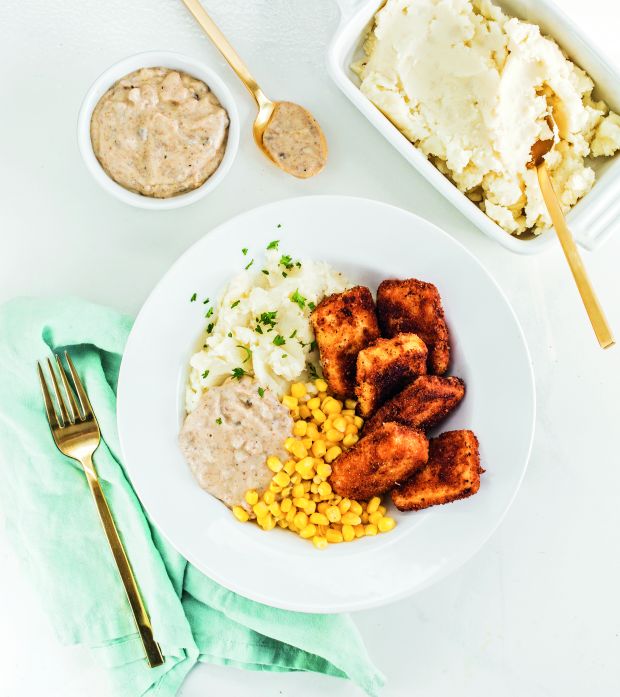 Easy Vegan Recipe – Crispy Buffalo Tofu Bowl from the Frugal Vegan Cookbook 