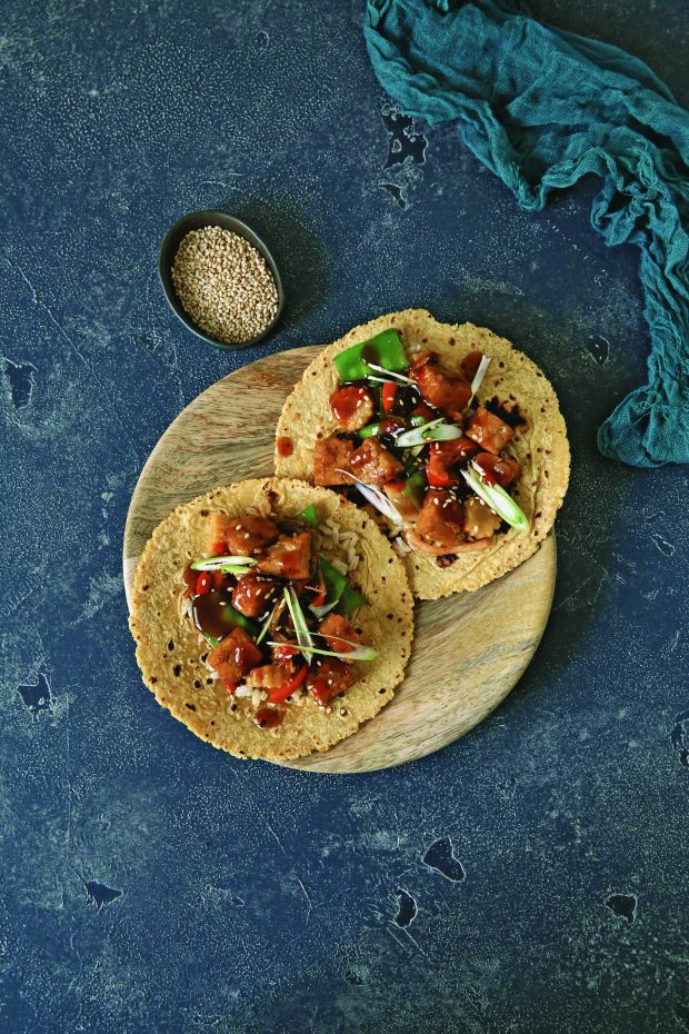 Easy Vegan Recipe – Teriyaki Tempeh Tacos from Bold Flavored Vegan Cooking